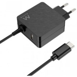 Ewent EW3979 cargador de dispositivo móvil Portátil Negro Corriente alterna Carga rápida Interior