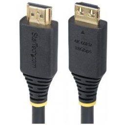 StarTech.com Cable HDMI de Alta Velocidad de 50cm - Conectores de Agarre - 4K60Hz/1440p 144Hz - HDR1