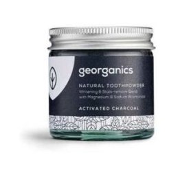 Georganics Polvo Dentífrico Blanqueador Carbón Activado 60 ml