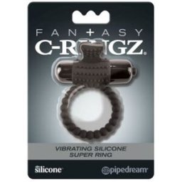 Fantasy C-Ringz Anillo Vibrador Silicona Negro 1ud