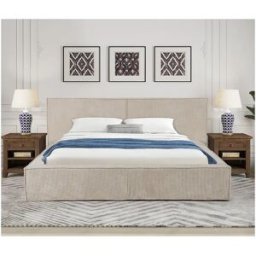 Habitat et jardin Canapé de pana - 180 x 200 cm - Beige