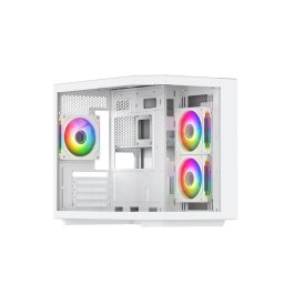 Caja PC VIDA EDGE MINI MATX ARGB Blanco Cubo micro ATX ITX