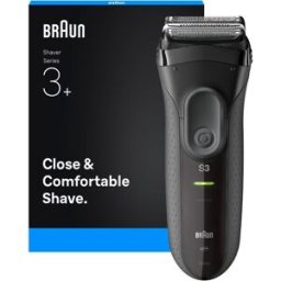 Braun Afeitadora Series 3+ 3000 Negro/Gris