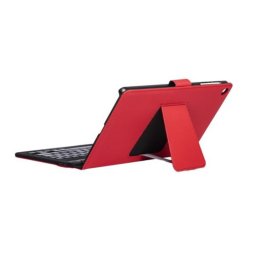 SilverHT Funda con Teclado para Tablet Compatible con Samsung Galaxy Tab A11 Plus y A9 Plus Roja