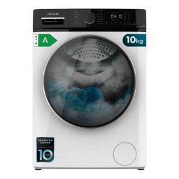 Lavadora Cecotec 10kg Carga Frontal 1400rpm Clase A Blanca Steam Max Inverter Plus 15 Programas