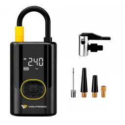 VoltRock QuickAir Inflador Eléctrico Portátil para Neumáticos 150 PSI Batería USB-C Power Bank Linterna LED para Coche Moto Bicicleta y Patinete