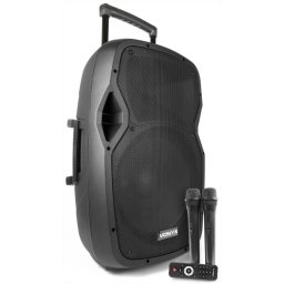 Altavoces Vonyx Portátiles PA Bluetooth 800W con micrófonos UHF y batería