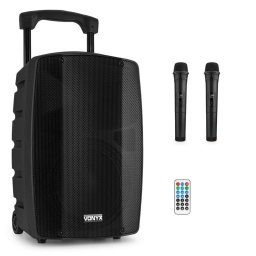 Altavoces Vonyx Karaoke inalámbricos 200 W con Bluetooth y micrófonos