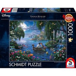 Puzzle Schmidt Spiele Thomas Kinkade Studios: La Sirenita y el Príncipe Eric, 1000 piezas