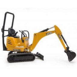 Modelo a escala de excavadora BRUDER 62003 1:16 ABS Negro/Amarillo