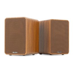Altavoces Audizio HiFi activos Bluetooth 5.0 con DSP y HDMI ARC 120W diseño madera