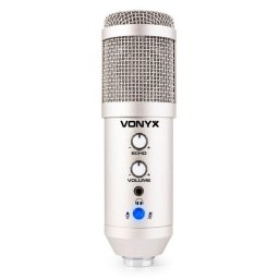 Micrófono Vonyx CMS320T USB cardioide con filtro antipop y soporte ajustable