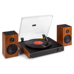 Tocadiscos Audizio RP337W 100W RMS Bluetooth 3 Velocidades Altavoces inalámbricos