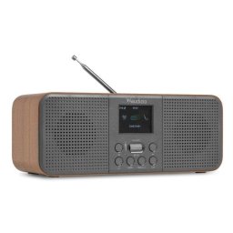 Radio Audizio Bucine 40W RMS Bluetooth WiFi Internet DAB+ FM AUX madera oscura