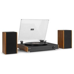 Tocadiscos Audizio RP335 80W RMS Bluetooth USB Grabación MP3 Madera