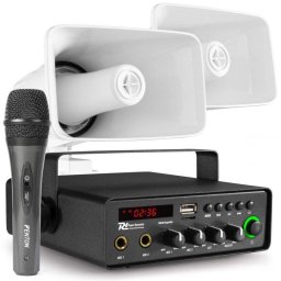Sistema megafonía Power Dynamics PDC30 30W Bluetooth USB micro SD 12V