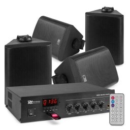 Sistema de sonido Power Dynamics 4 altavoces 5" 45W Bluetooth USB FM