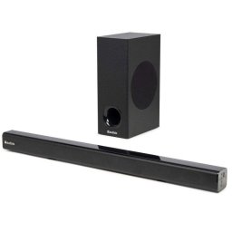 Barra de sonido Audizio SB82S 2.0 120W Bluetooth 5.3 HDMI ARC Subwoofer Negra