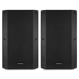 Altavoces pasivos Vonyx VSA15P 2000W RMS 15" ruedas asas resistentes