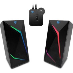 Altavoces Media-Tech para PC con Bluetooth, 320 W y RGB táctil
