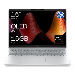 Portátil HP OmniBook 3 16-by0003nsx 16" OLED AMD Ryzen 7 16GB 512GB SSD Radeon 680M Windows 11 Home