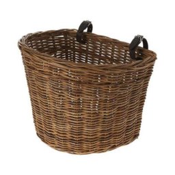 Cesta para bicicleta Basil Darcy L Ratán Marrón 35 L