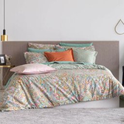Naf Naf Funda nórdica reversible de algodón ARGUN 260x240 cm multicolor