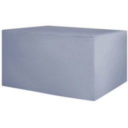 Beliani Funda de protección impermeable 230 cm 225 cm 65 cm gris