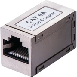 VALUE 21993014 - Acoplamiento RJ45, blindado, CAT.6a, plata