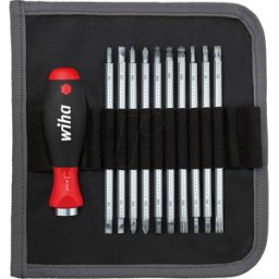 WIHA 03591 - SISTEMA DE 6 bits, 11 piezas, juego de cuchillas intercambiables