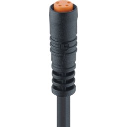 LUTRONIC LUT 0800F1 0 2 - Cable de sensor, M8, 4 polos, KU > extremo abierto, 2 m