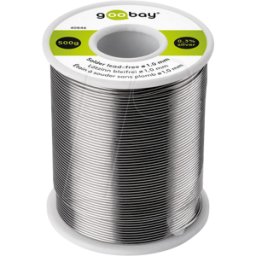 GOOBAY GB 40846 - Soldadura sin plomo con contenido de plata y cobre, Ø 1,0 mm, 50
