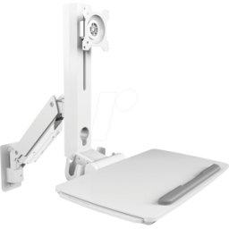 ICYBOX ICY IB-WS700-W - Estación de trabajo, soporte de monitor + montaje en pare