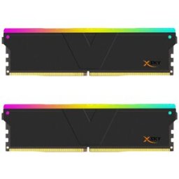 V-Color Kit 32GB (2 x 16GB) DDR5 6000MHz Manta Xsky RGB EXPO Negro CL30 (SOLO COMPATIBLE CON RYZEN)