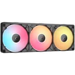 Corsair Ventilador iCUE Link RX360 II Unified Frame Negras RGB PWM Triplo Ventilador 120mm (360mm) HUB