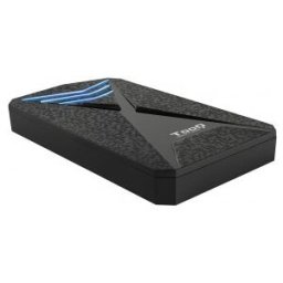 TooQ TQE-2550BL - 2.5" Carcasa de disco duro/SSD Negro