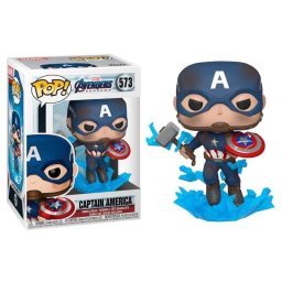 Figura coleccionable Funko Pop! Capitán América con Escudo Roto de Marvel
