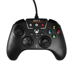 Mando Turtle Beach REACT-R negro con audio para Xbox y PC, cable 2,5 m, vibración