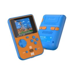 Consola portátil HyperMegaTech! Super Pocket Data East Edition Evercade IPS 2.8" Azul Marrón 18 juegos