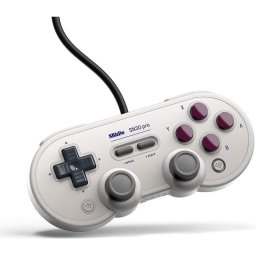 Mando 8Bitdo SN30 Pro Gris Cruceta Analógica/Digital USB PC Switch
