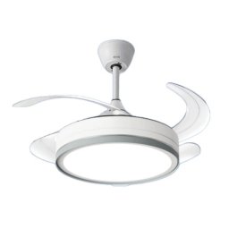 Ventilador de Techo HTW VT-33RET2 32W 6 Velocidades Mando a Distancia con Luz LED Silencioso