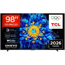 TV TCL QD Mini LED P8L 98P8L 98" 4K UltraHD 144Hz Smart TV Google TV HDR10 Dolby Vision
