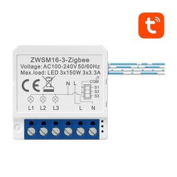 Interruptor Inteligente Avatto ZWSM16-W3 ZigBee Compatible Alexa Google