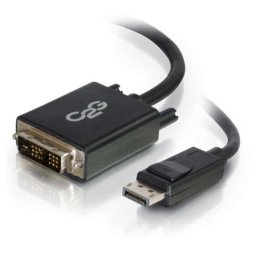Adaptador C2G DisplayPort macho a DVI-D Single Link macho de 2 m