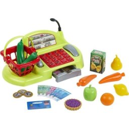 Carrito Supermercado con Caja Registradora ECOIFFIER 100% Chef 26 Accesorios