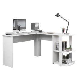 Escritorio Esquinero Blanco Welltin N616P236901W 140x140 cm Forma L con Estantes