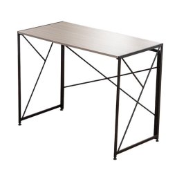 Mesa de estudio compacta Welltin W5182 Madera natural 99x50 cm