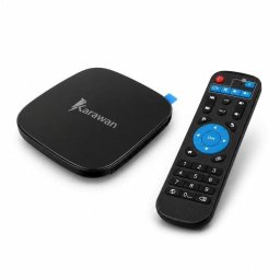 TV Box Karawan HDD SAT 8K Ultra HD Negro con Mando a Distancia