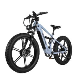 Bicicleta Eléctrica Nathaniel SYR-09 Doble Motor 1000W Batería 48V 20Ah Neumáticos 26