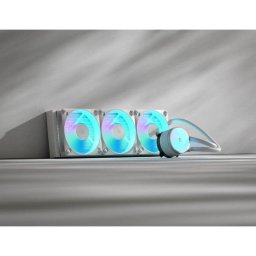 Refrigeración líquida Fractal Radius 360 RGB White 394 mm 3 ventiladores